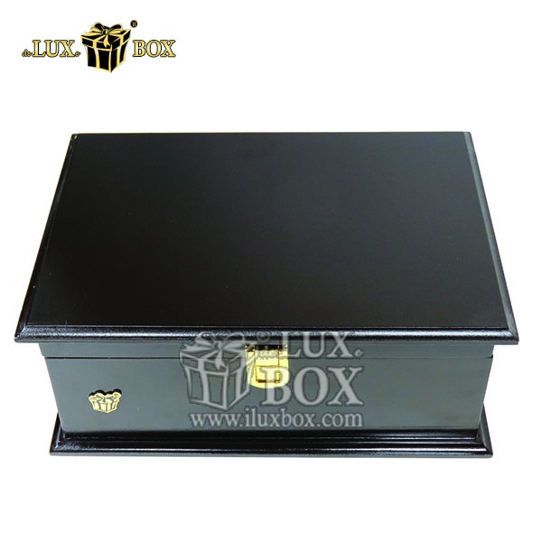 جعبه نفیس آجیل خشکبار پذیرایی چوبی لوکس باکس  کد LB103-B