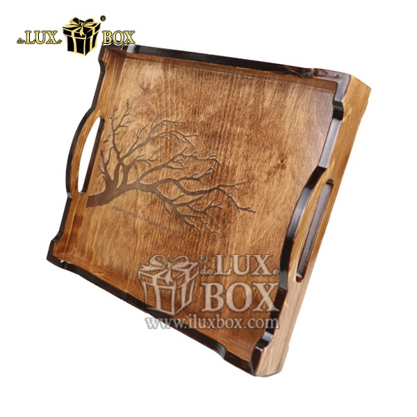 سینی پذیرایی چوبی لوکس باکس کد LBL502